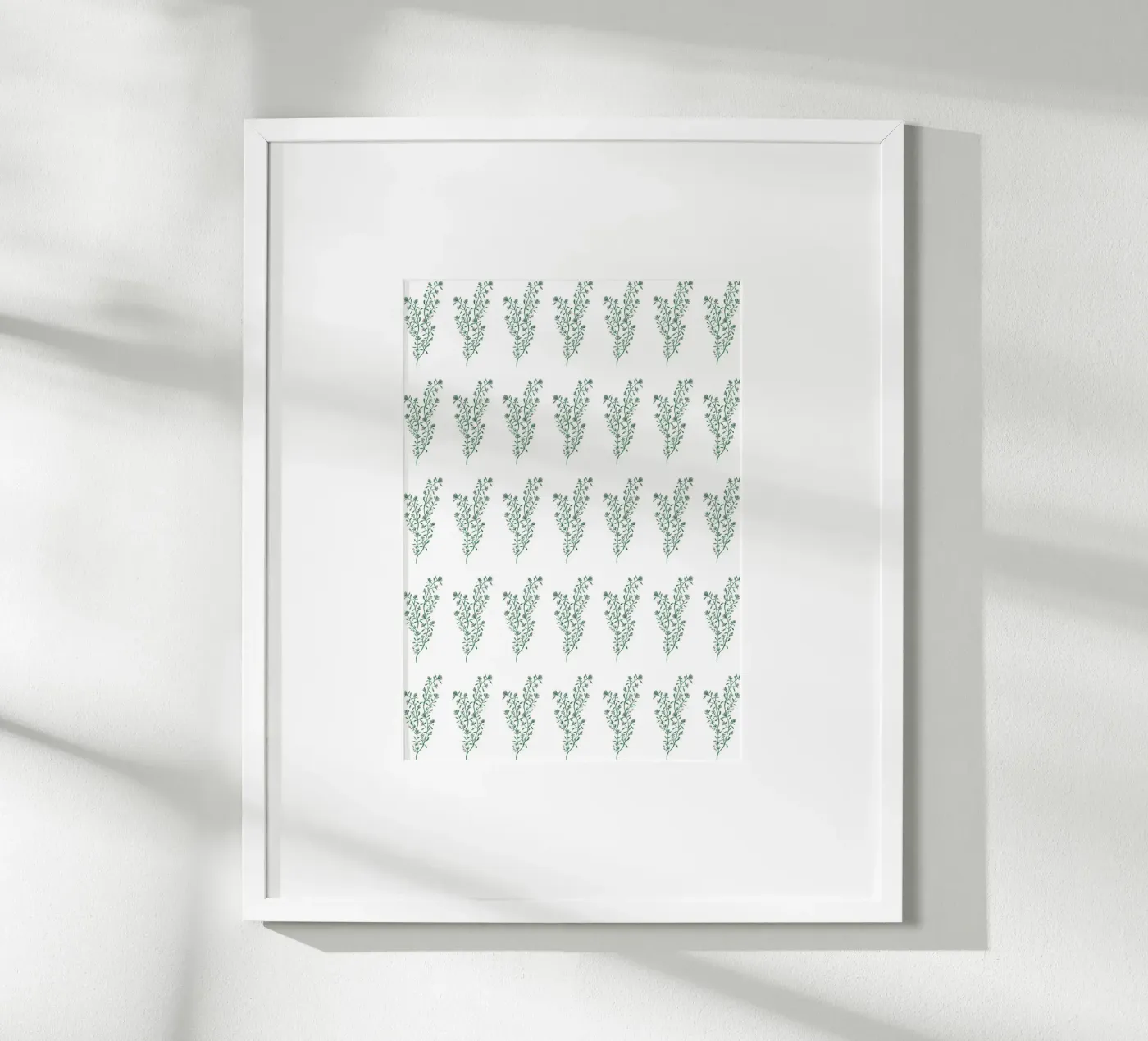 Thyme Pattern #1 poster van kathrinmay