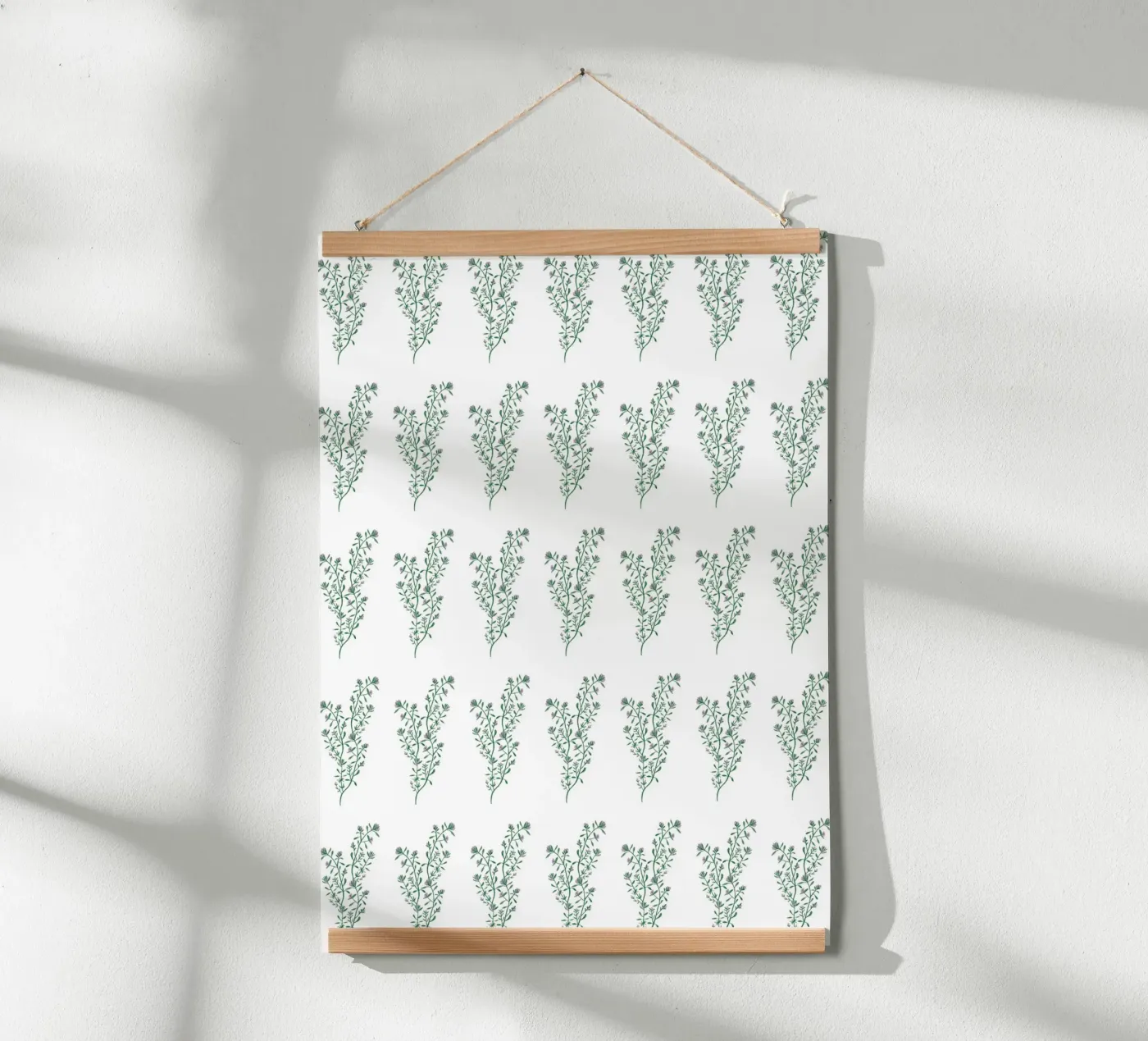 Thyme Pattern #1 poster van kathrinmay
