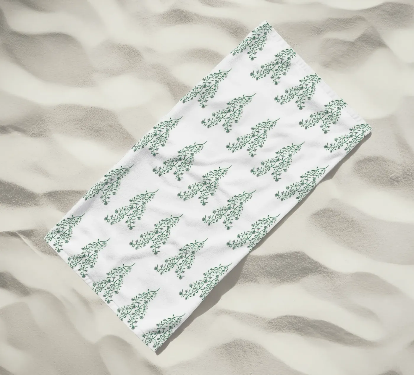 Thyme Pattern #1 strandhanddoek van kathrinmay