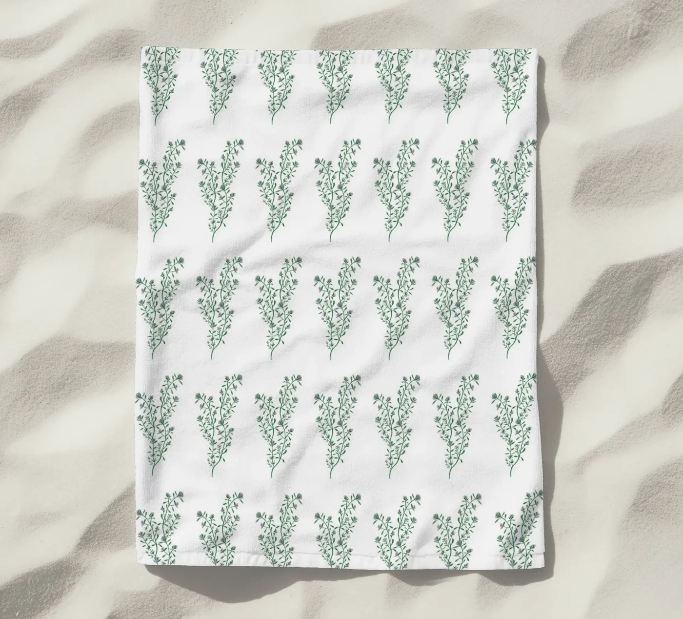 Thyme Pattern #1 strandhanddoek van kathrinmay
