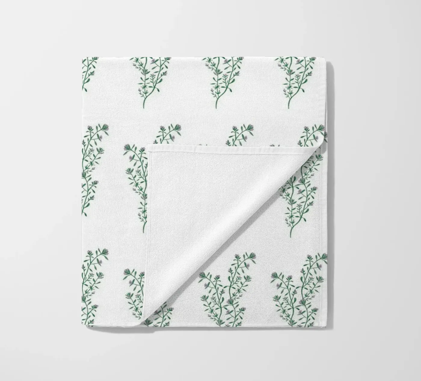 Thyme Pattern #1 Strandtuch von kathrinmay