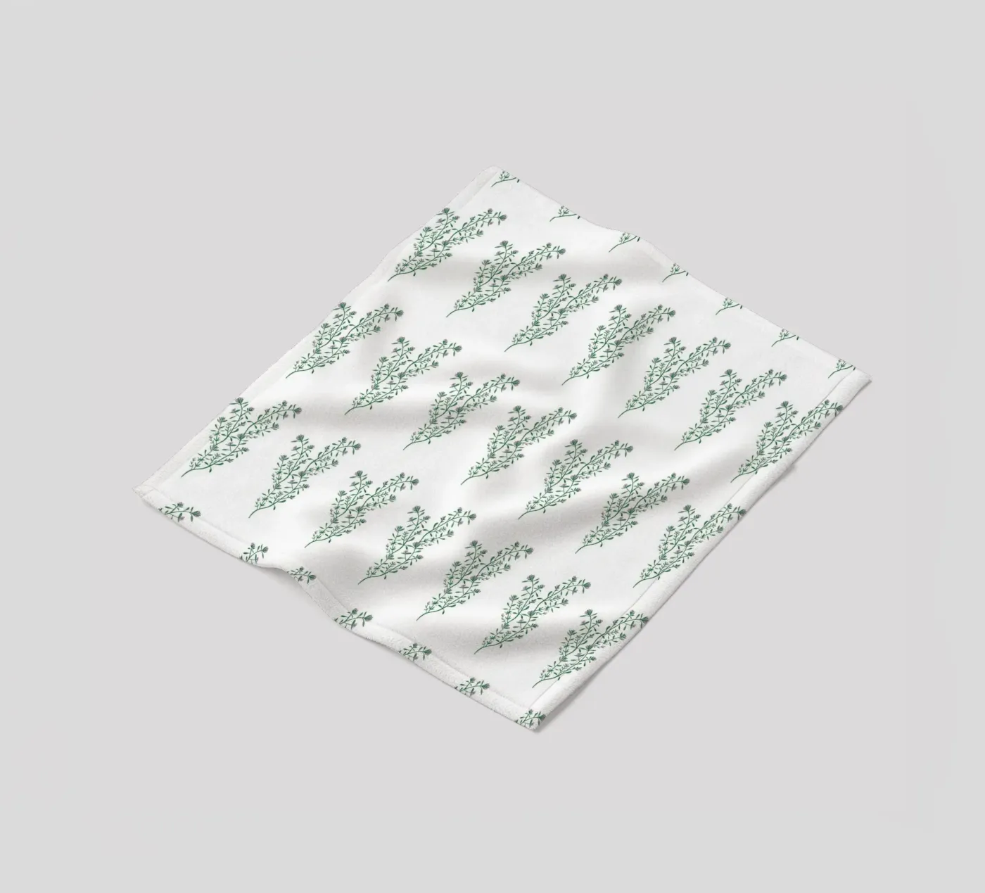 Thyme Pattern #1 coperta in pile da kathrinmay