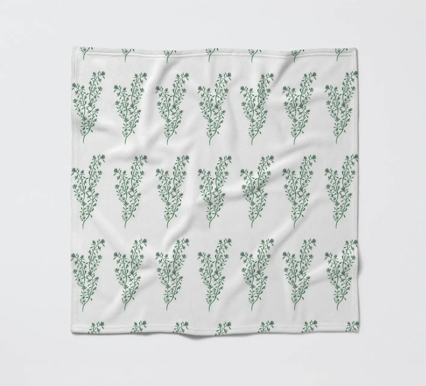 Thyme Pattern #1 coperta in pile da kathrinmay