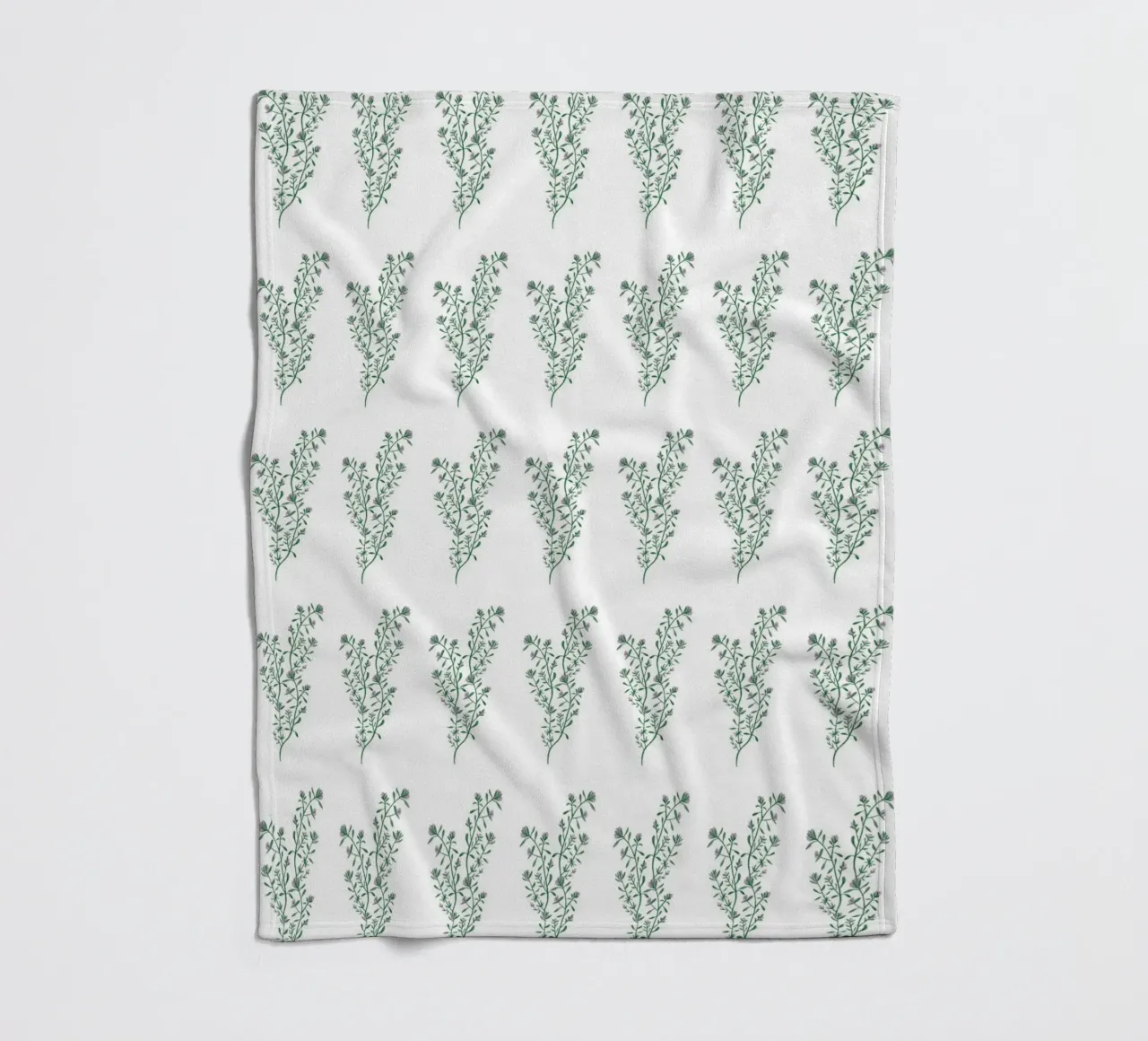 Thyme Pattern #1 coperta in pile da kathrinmay