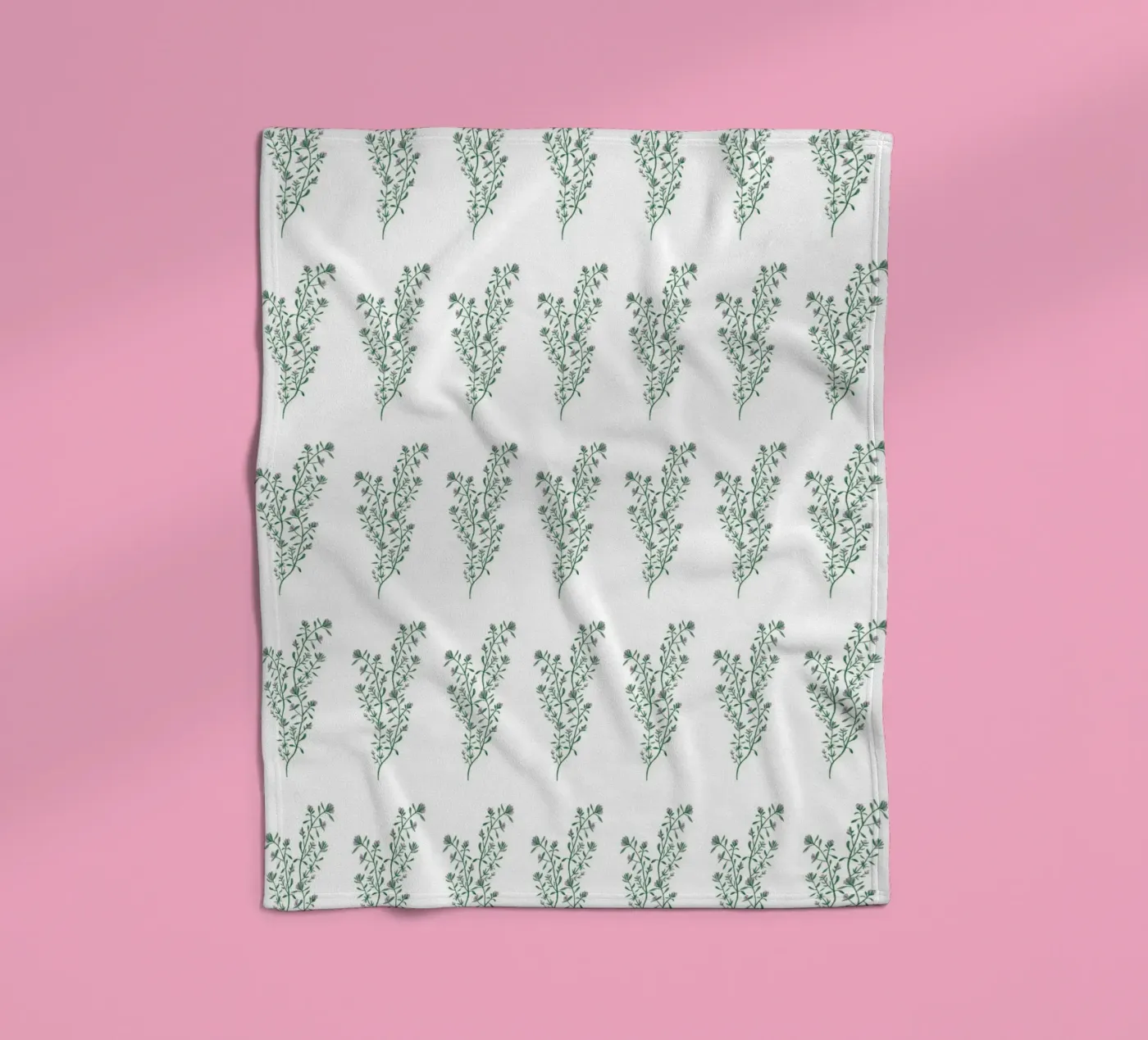 Thyme Pattern #1 coperta in pile da kathrinmay