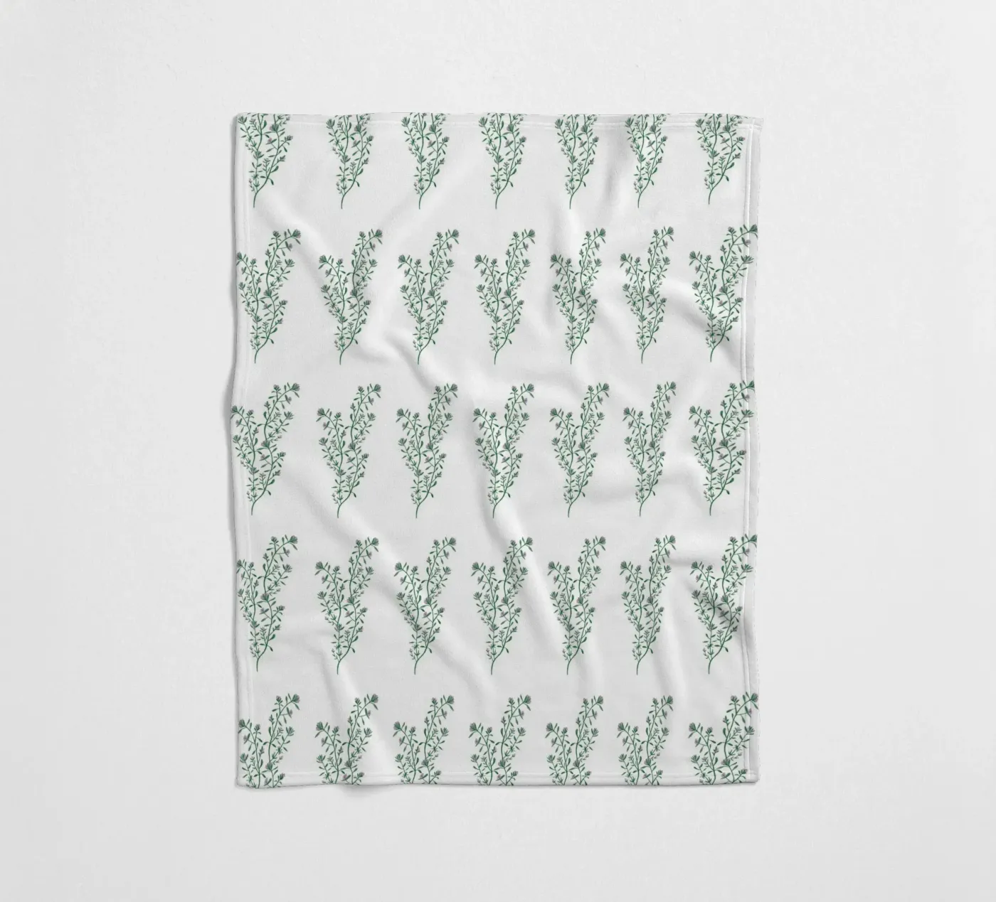 Thyme Pattern #1 coperta in pile da kathrinmay