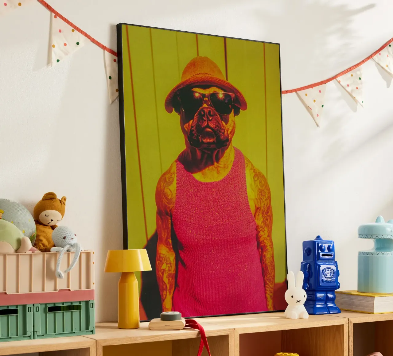 Tom alluminio dibond da Affiches Chien Originales – Dogland