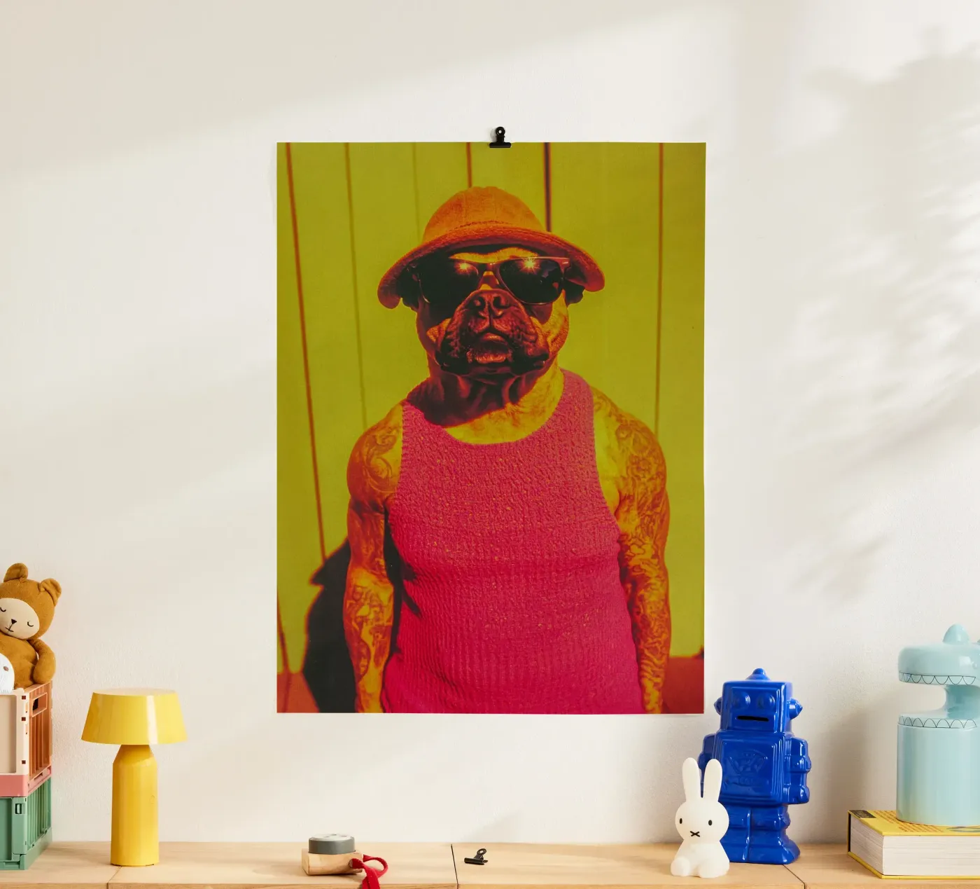 Tom Poster von Affiches Chien Originales – Dogland