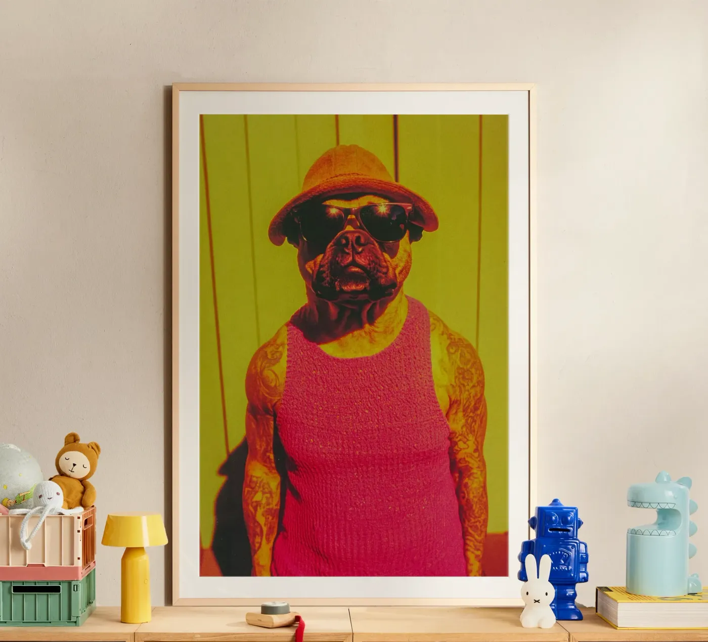 Tom Poster von Affiches Chien Originales – Dogland