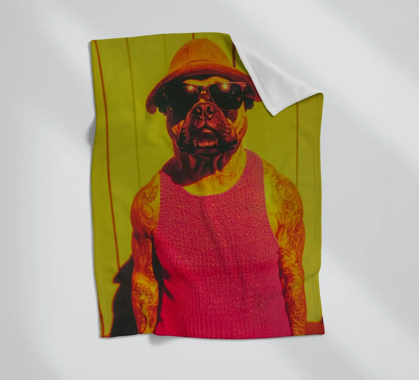 Tom fleecedeken van Affiches Chien Originales – Dogland