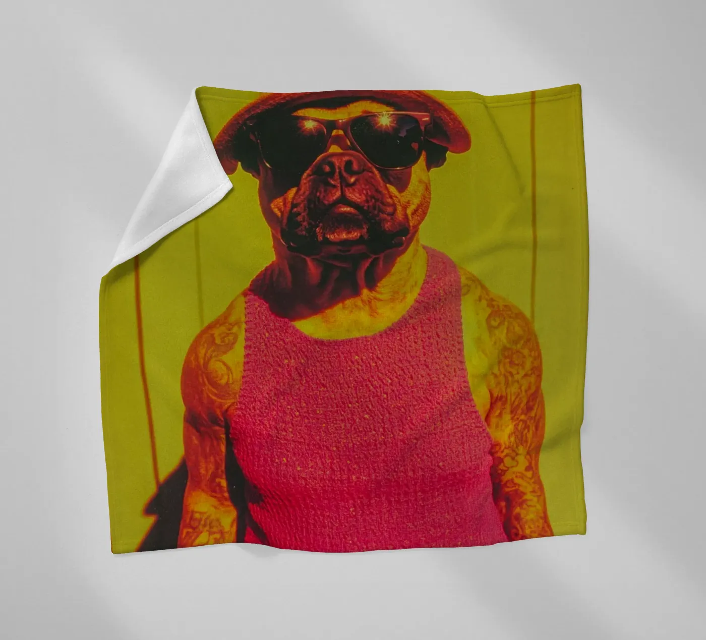 Tom fleecedeken van Affiches Chien Originales – Dogland