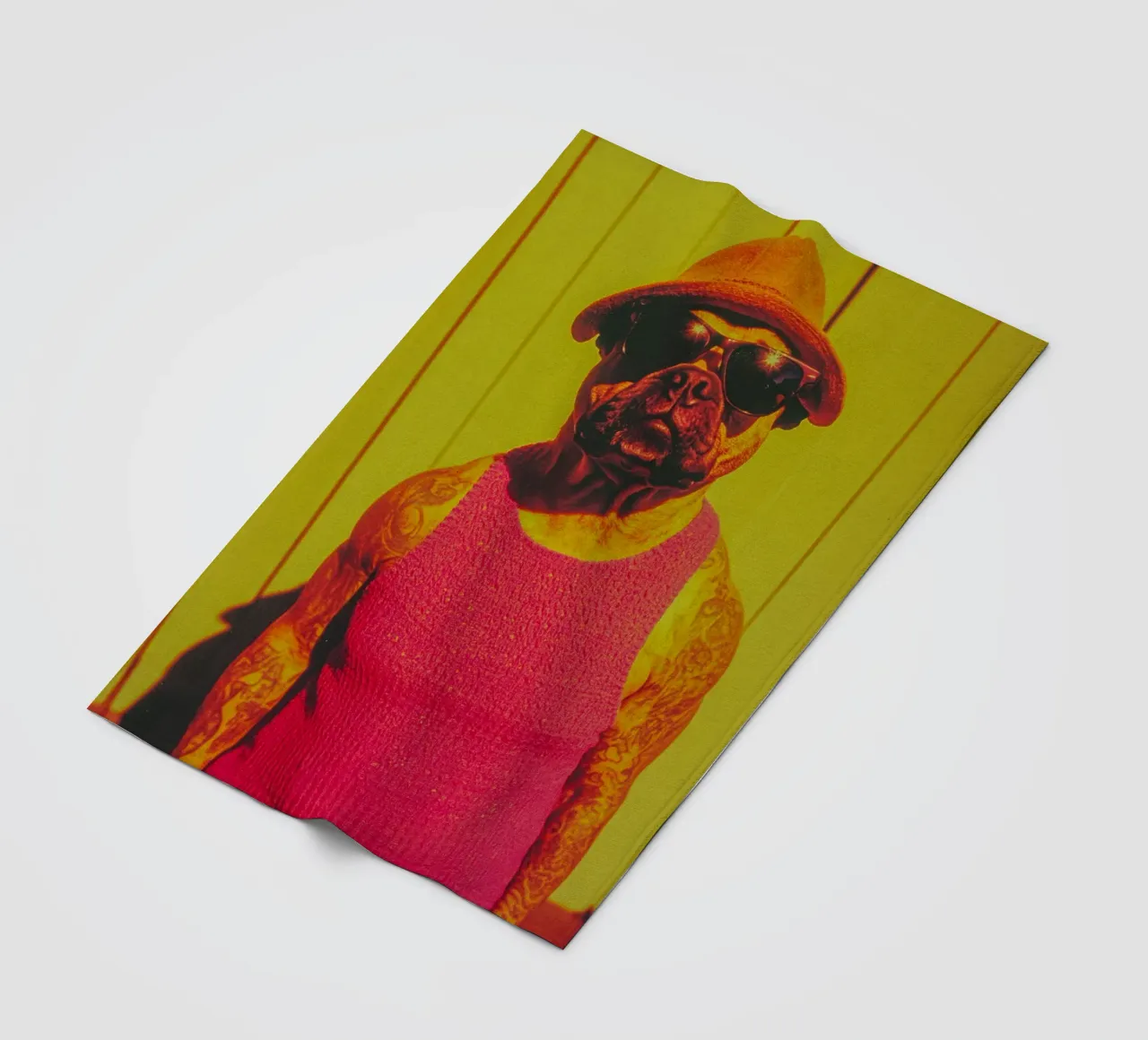 Tom Fleecedecke von Affiches Chien Originales – Dogland