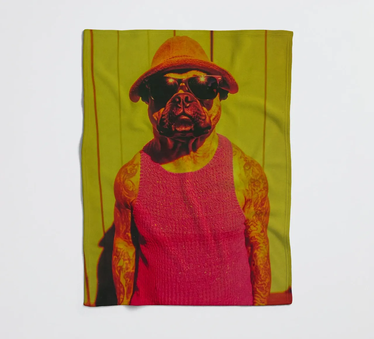 Tom Fleecedecke von Affiches Chien Originales – Dogland