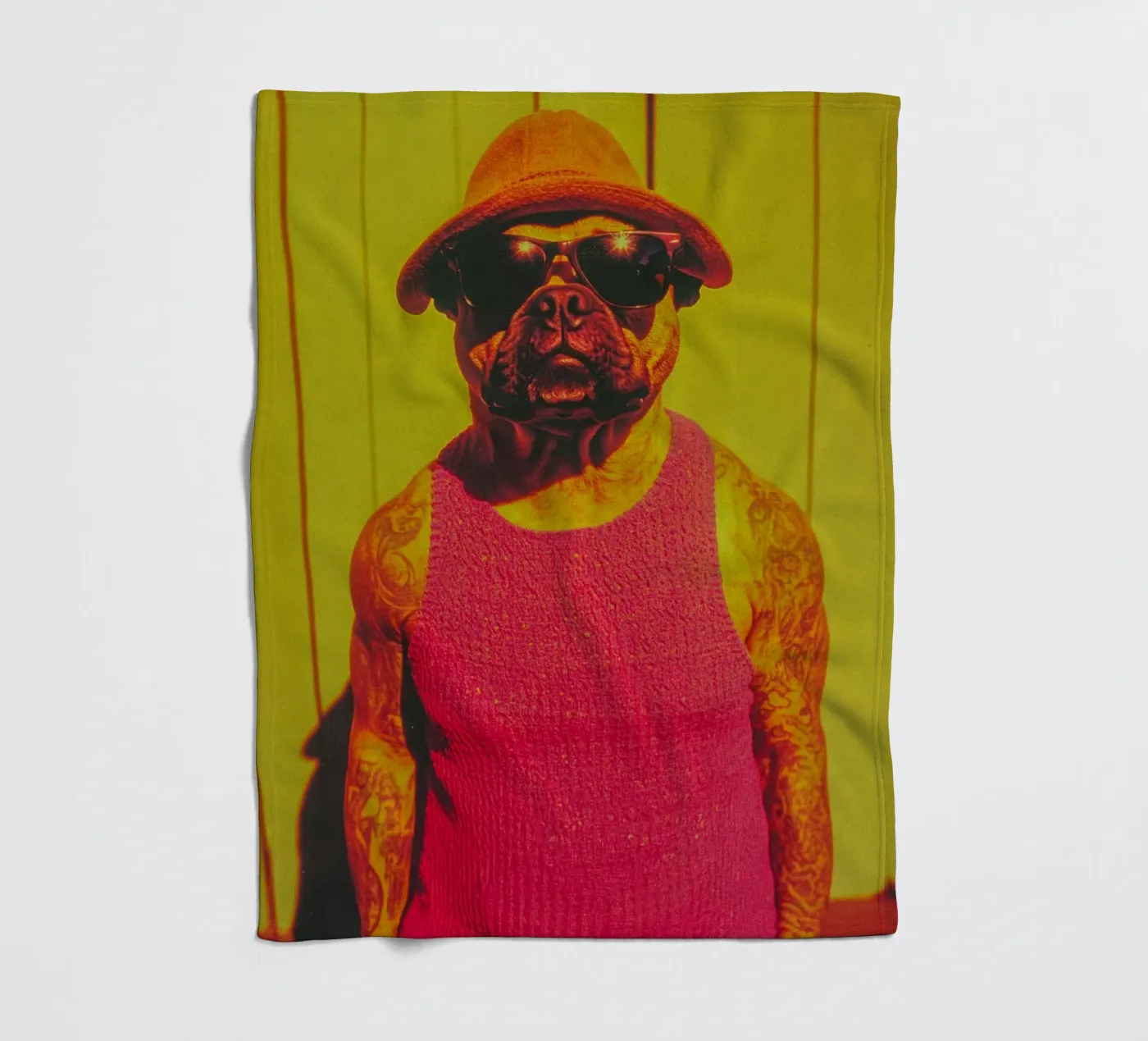 Tom fleecedeken van Affiches Chien Originales – Dogland