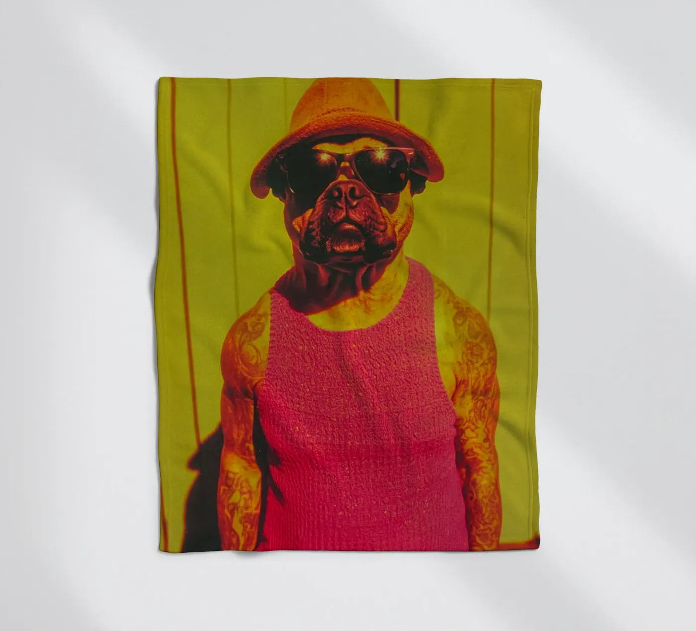 Tom fleecedeken van Affiches Chien Originales – Dogland