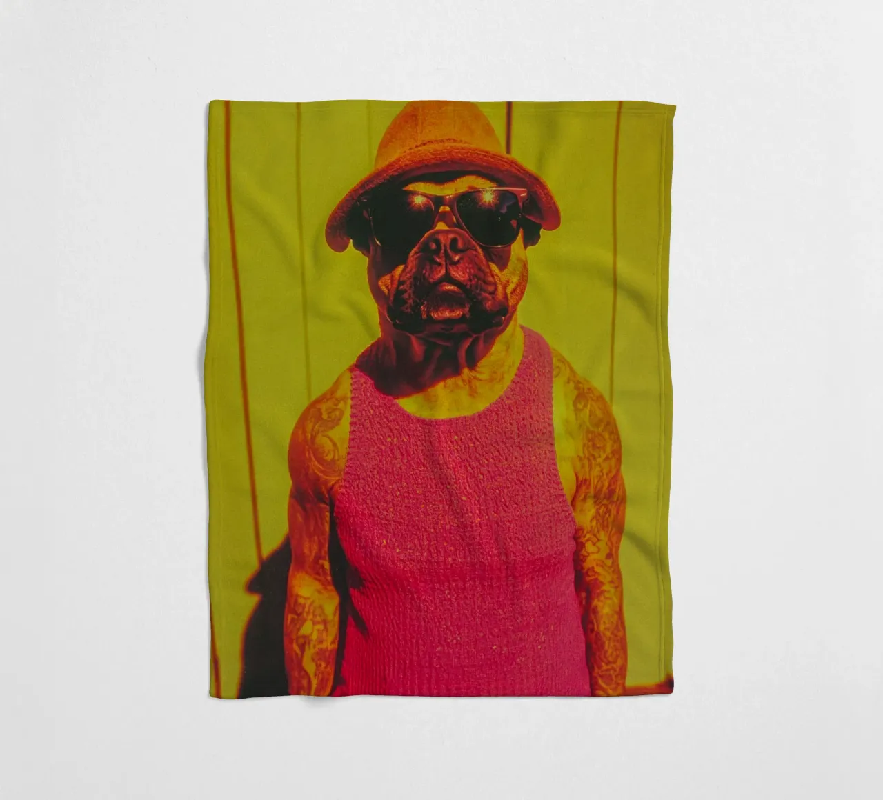 Tom Fleecedecke von Affiches Chien Originales – Dogland