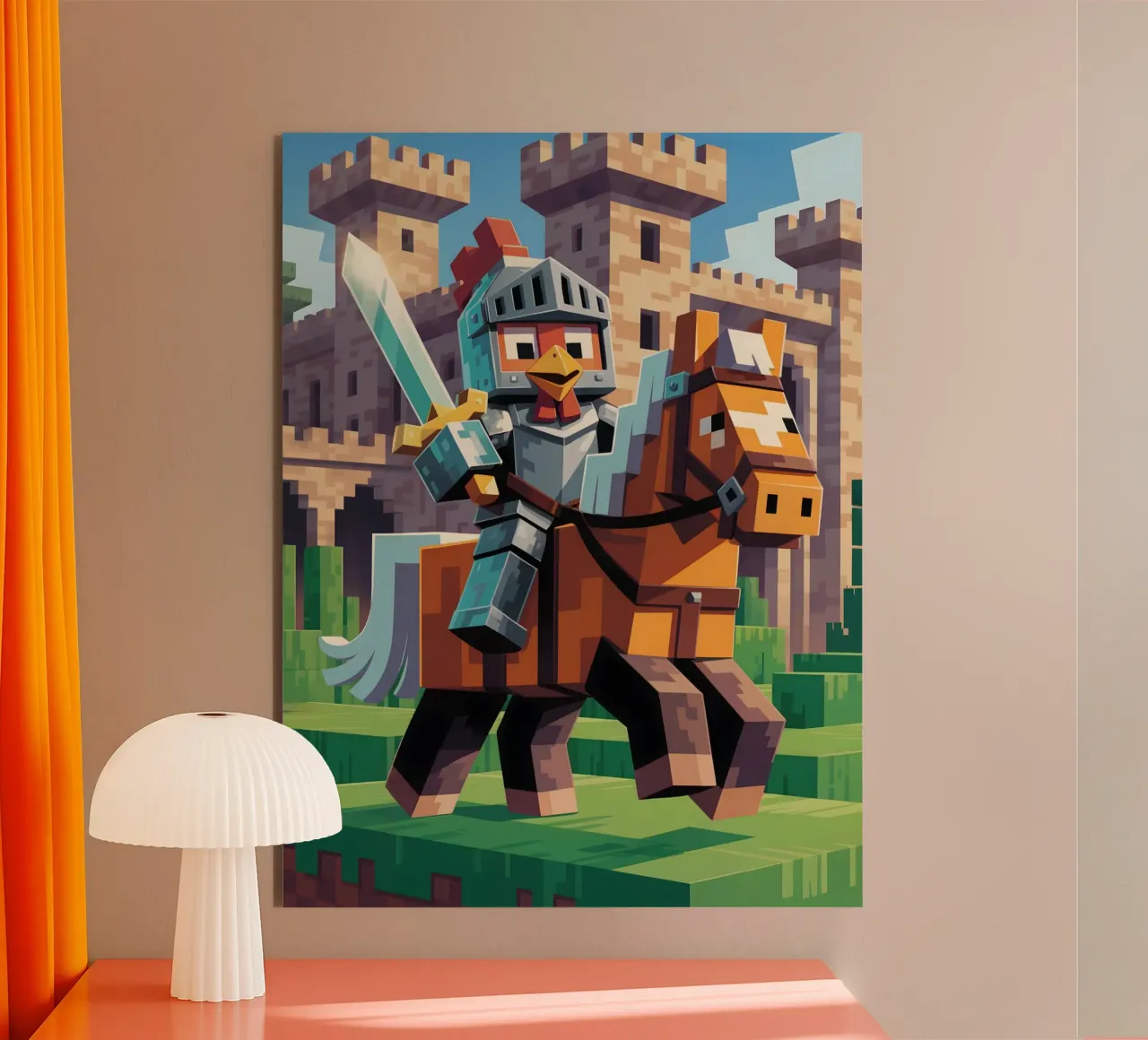 Minecraft alluminio dibond da Cyberpunk Canvas