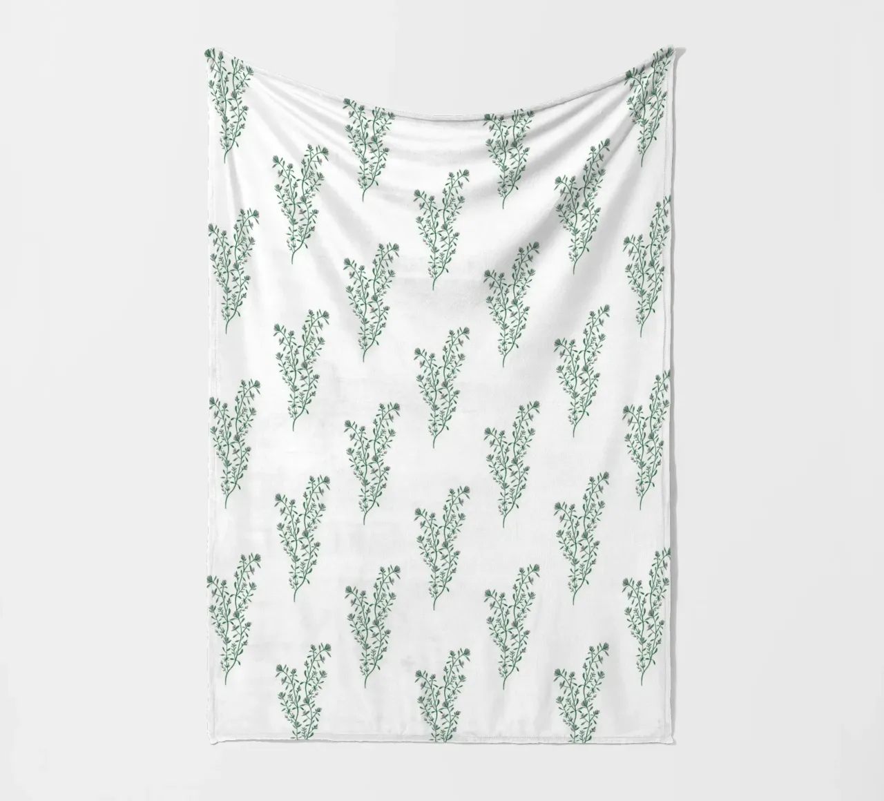 Thyme Pattern #2 coperta in pile da kathrinmay