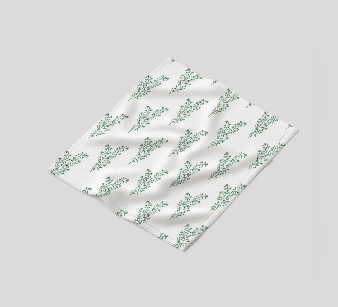 Thyme Pattern #2 coperta in pile da kathrinmay