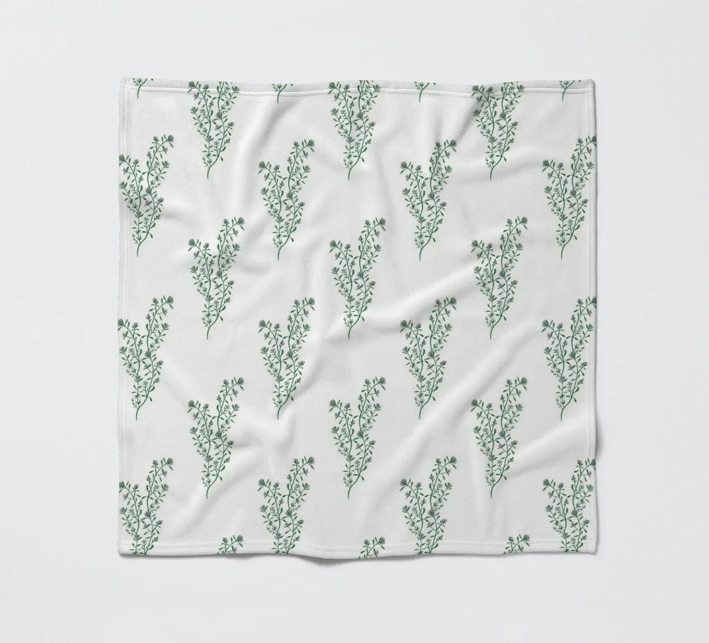 Thyme Pattern #2 Fleecedecke von kathrinmay