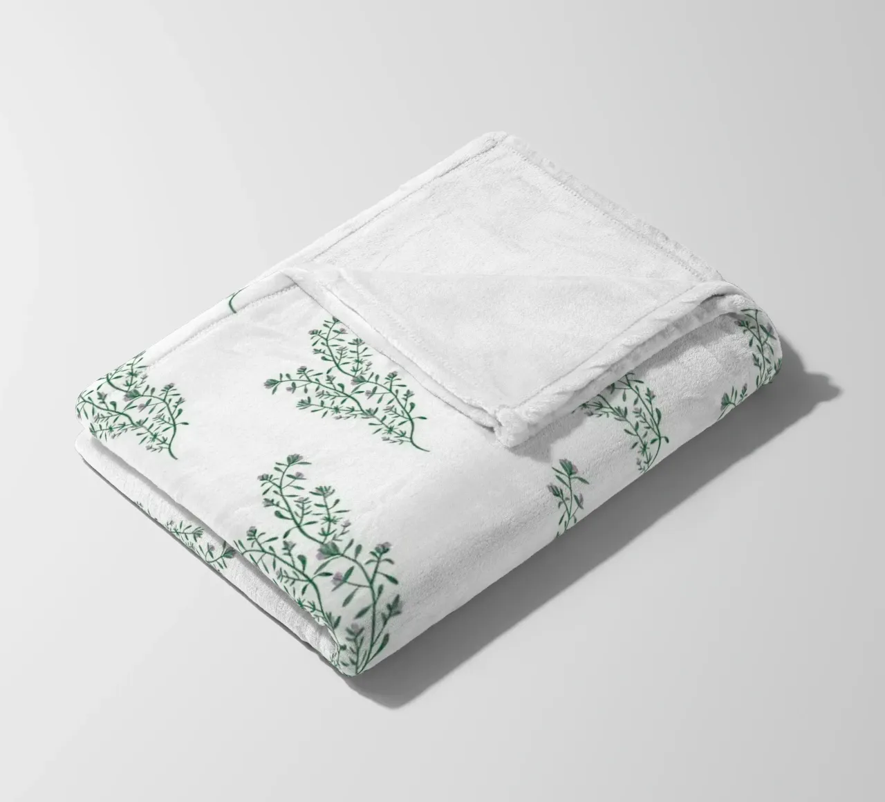 Thyme Pattern #2 coperta in pile da kathrinmay