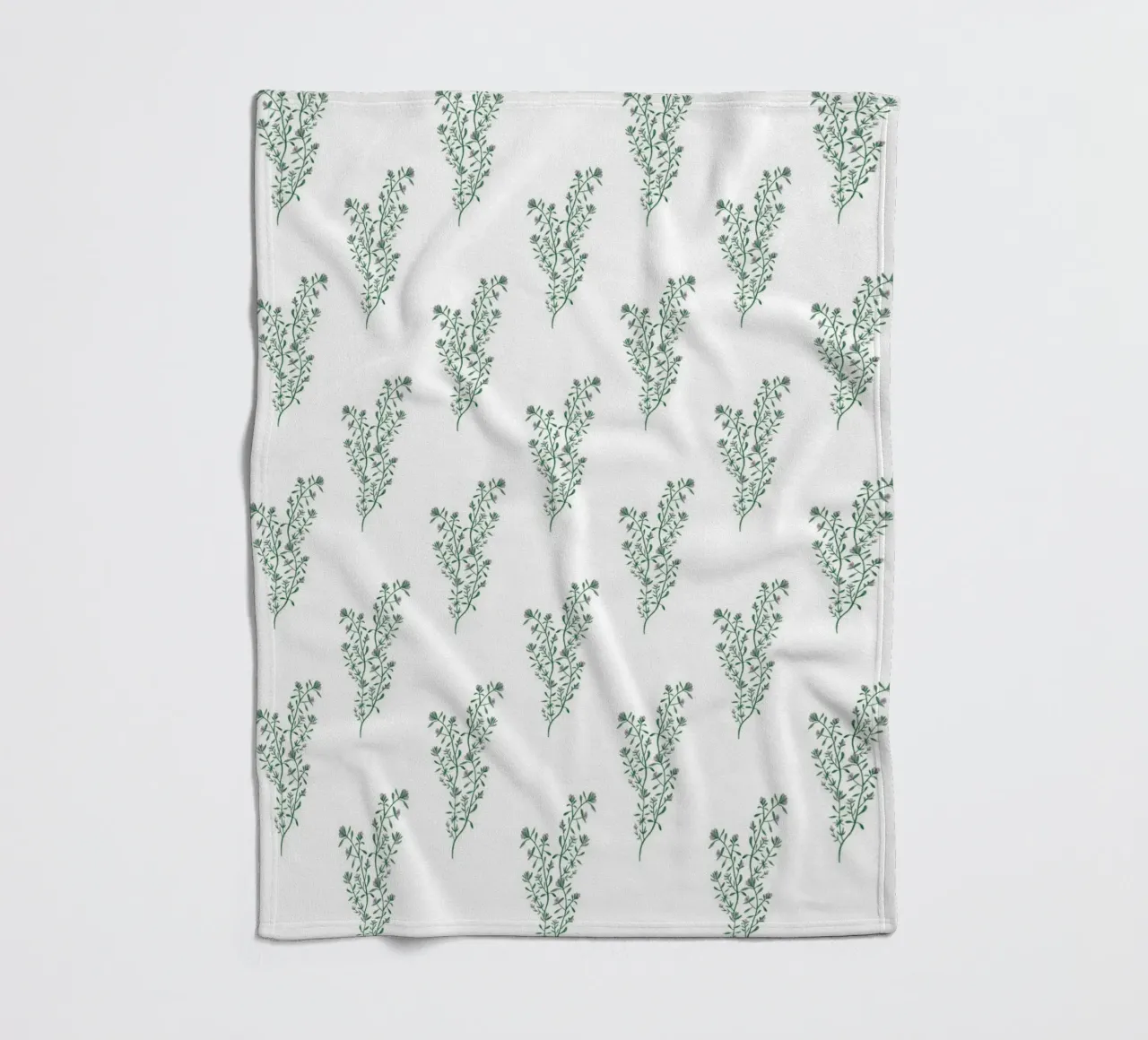 Thyme Pattern #2 coperta in pile da kathrinmay