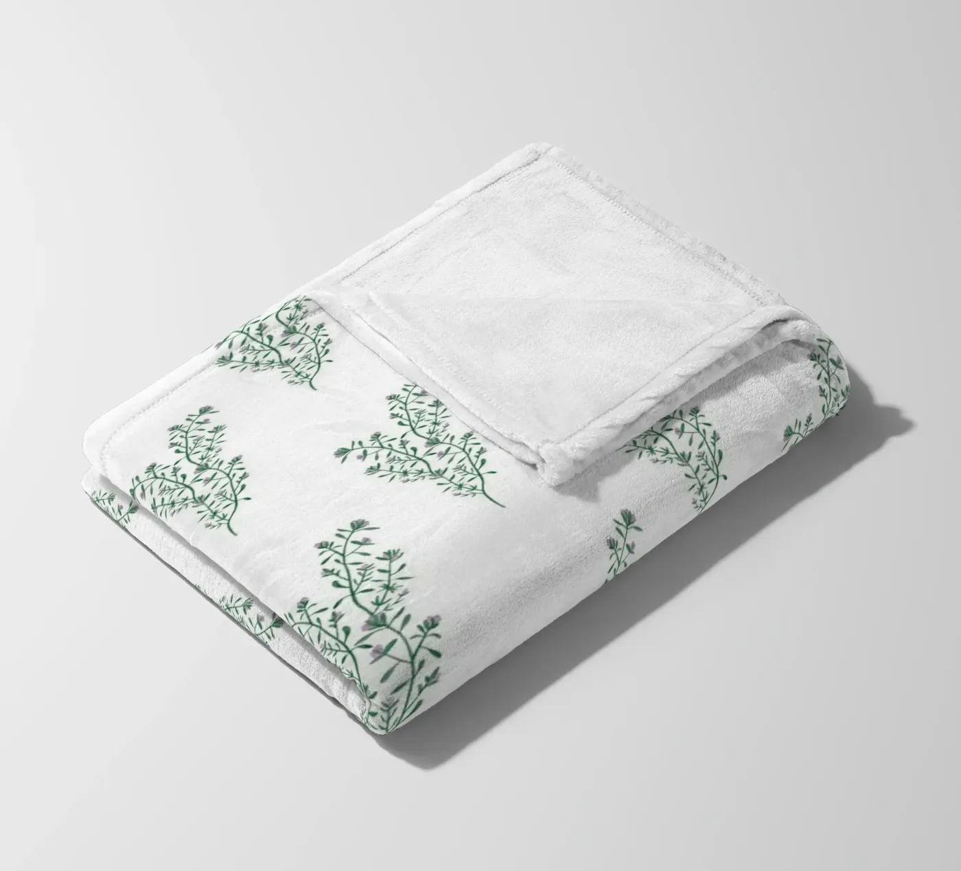 Thyme Pattern #2 Fleecedecke von kathrinmay