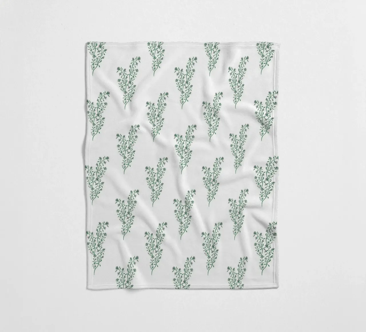 Thyme Pattern #2 coperta in pile da kathrinmay