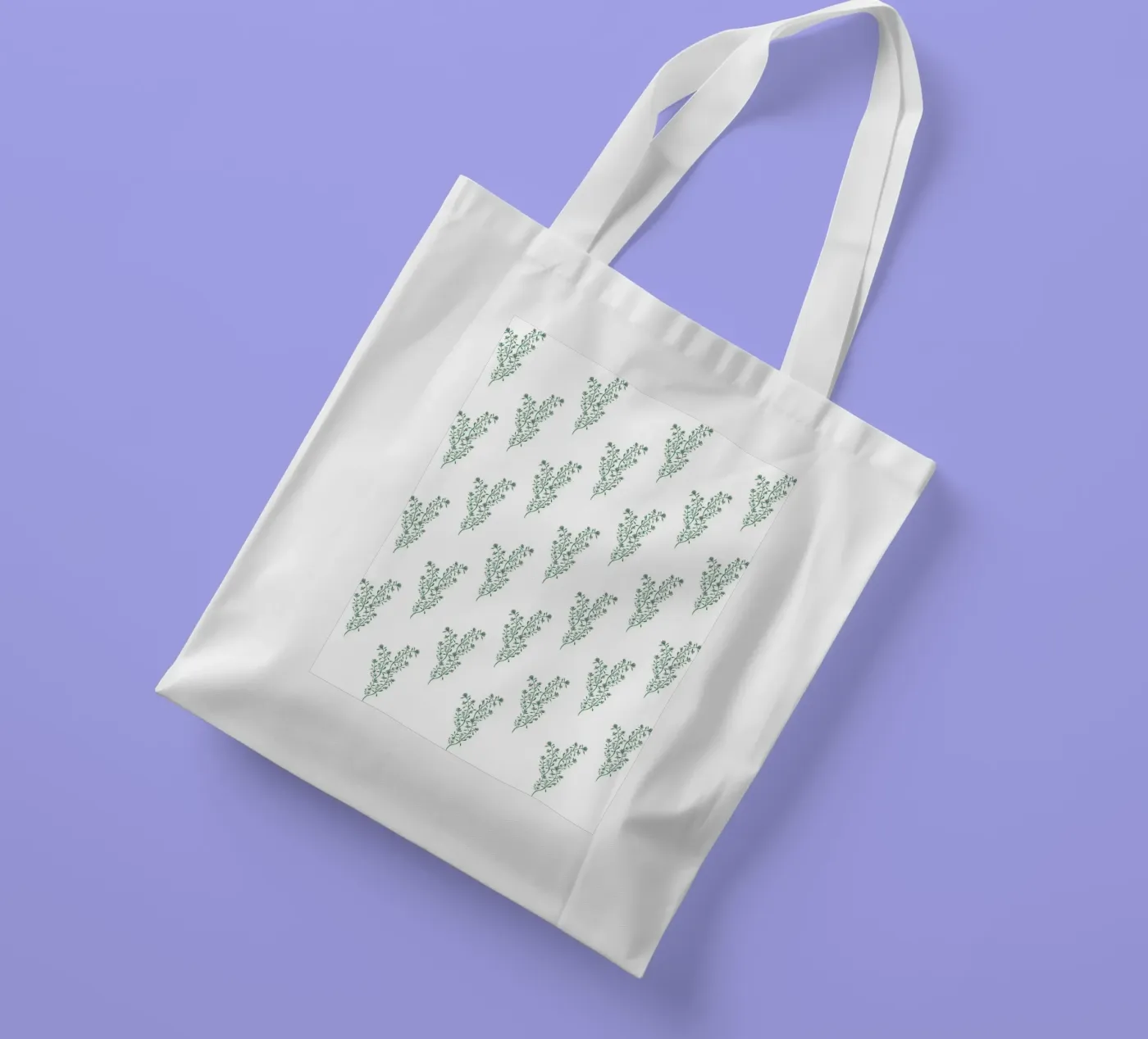 Thyme Pattern #2 tote bag by kathrinmay