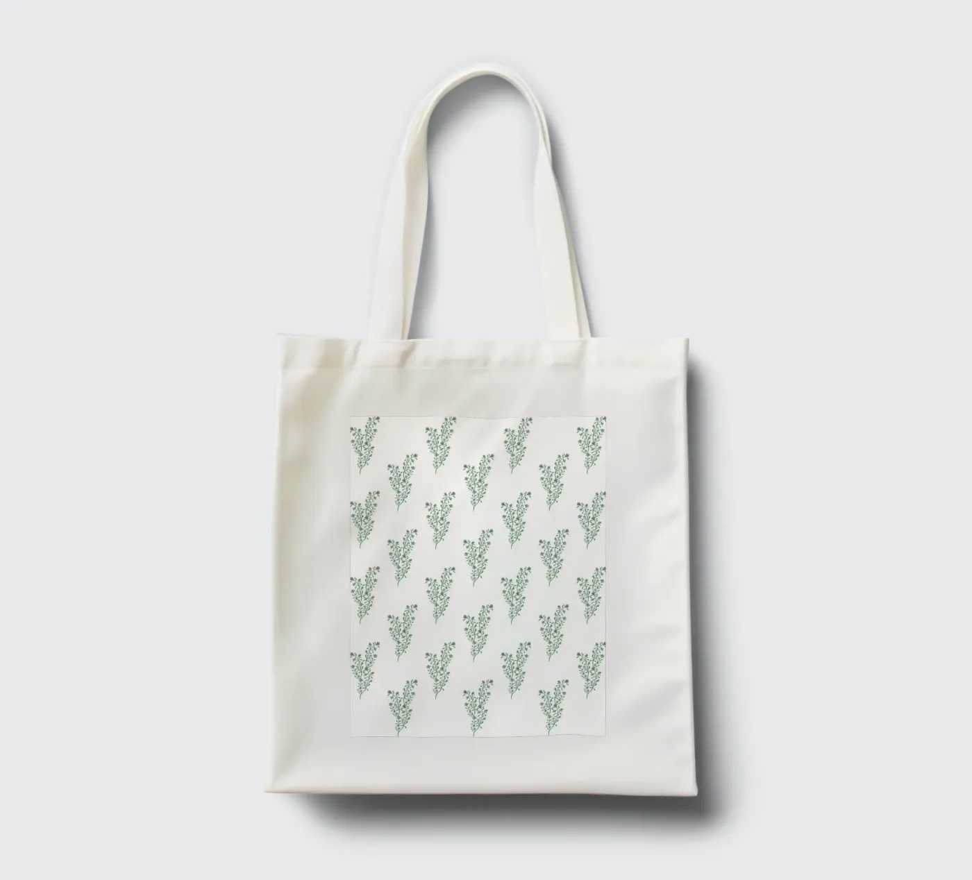 Thyme Pattern #2 tote bag by kathrinmay