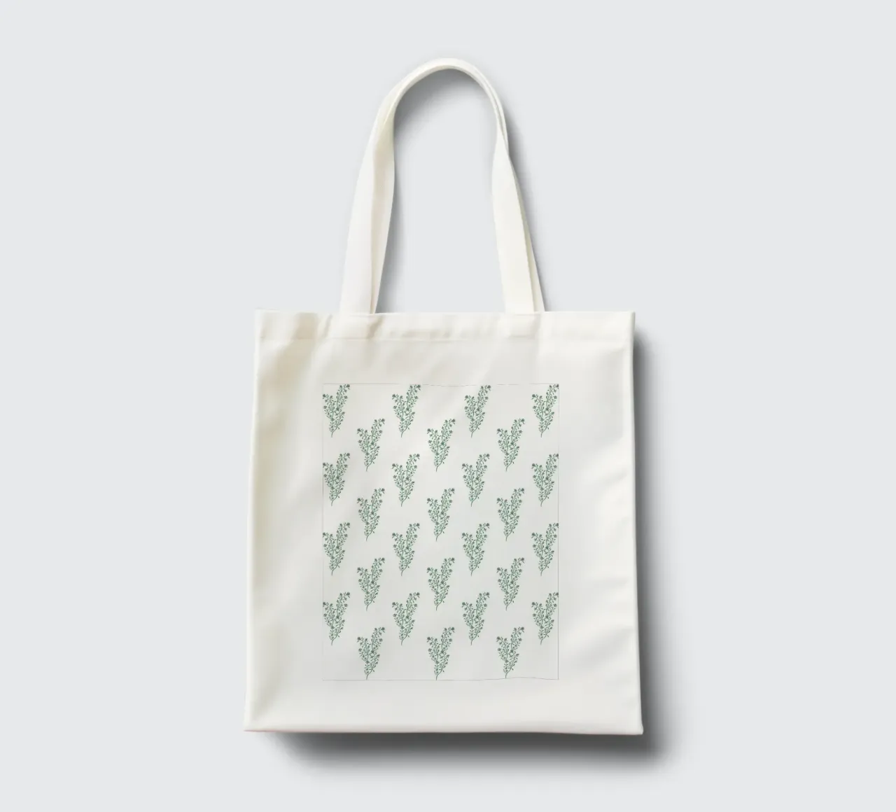 Thyme Pattern #2 borsa in juta da kathrinmay