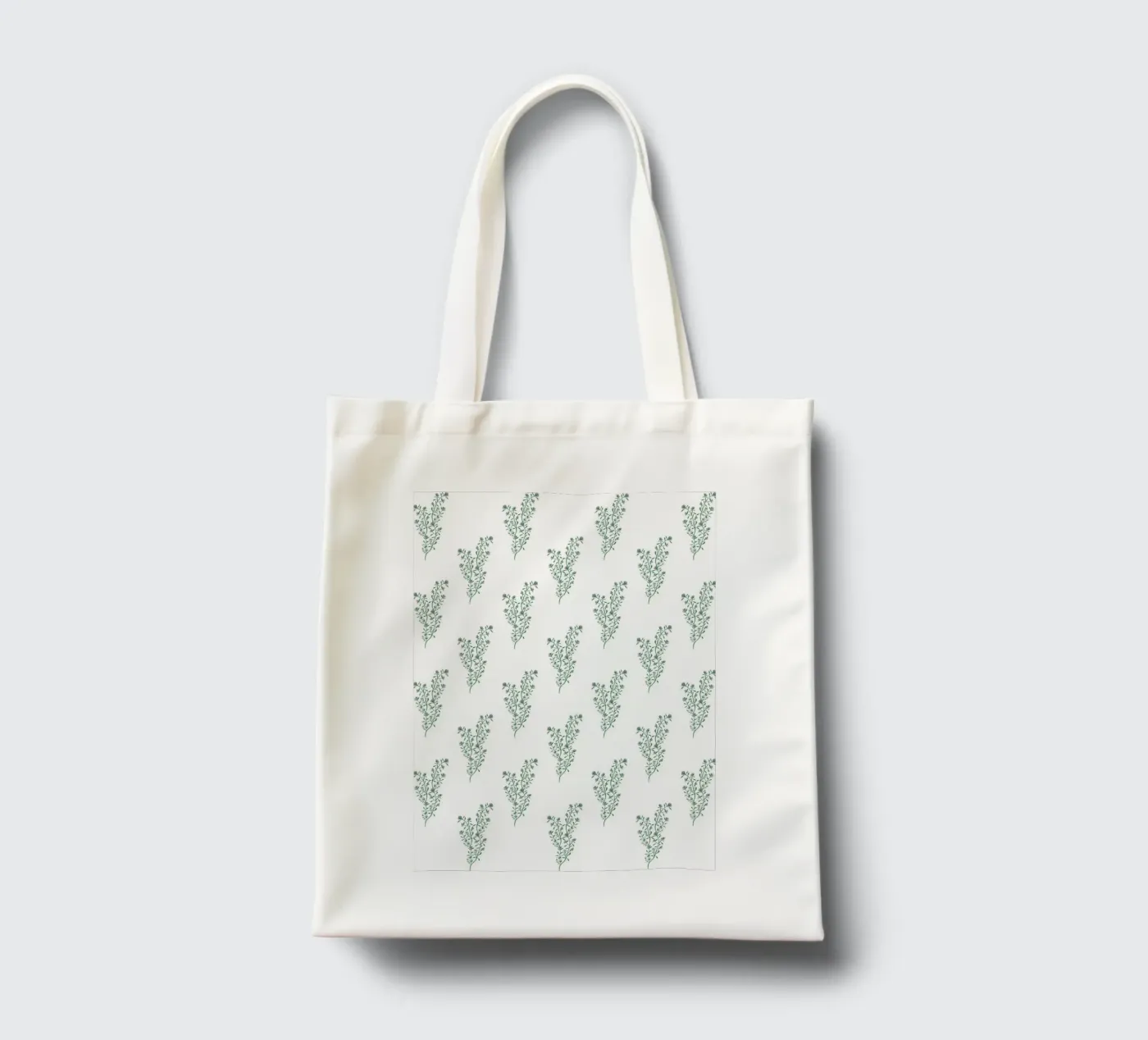 Thyme Pattern #2 tote bag by kathrinmay