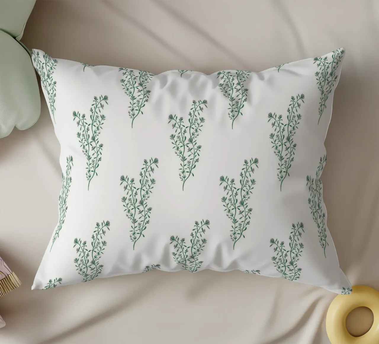 Thyme Pattern #2 cuscino da kathrinmay