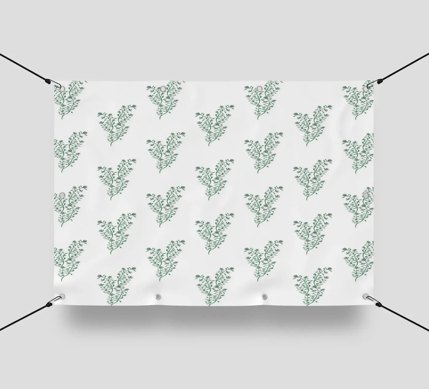 Thyme Pattern #2 pvc-zeil van kathrinmay