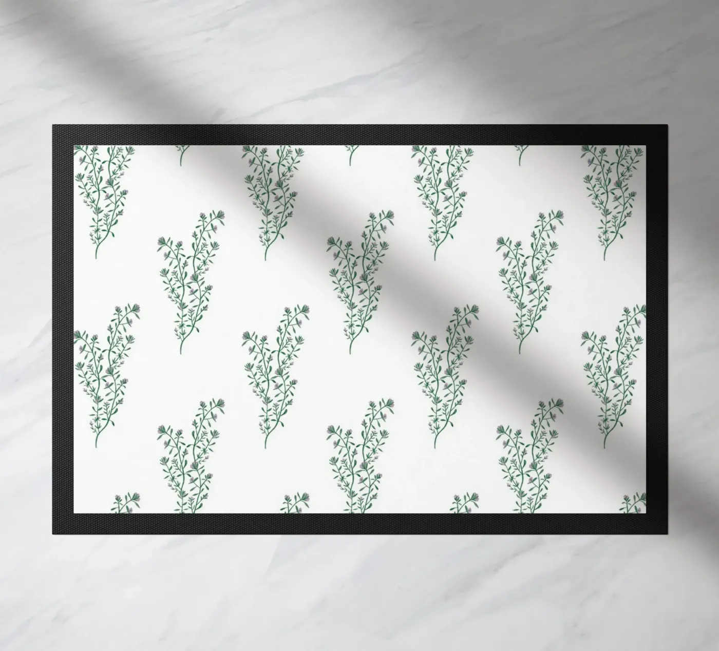 Thyme Pattern #2 doormat by kathrinmay