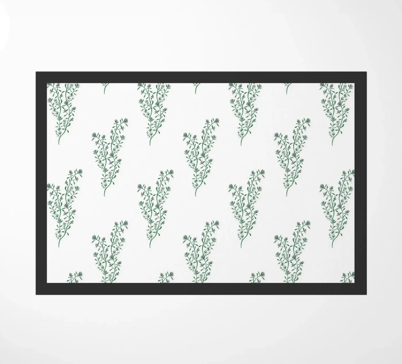 Thyme Pattern #2 doormat by kathrinmay