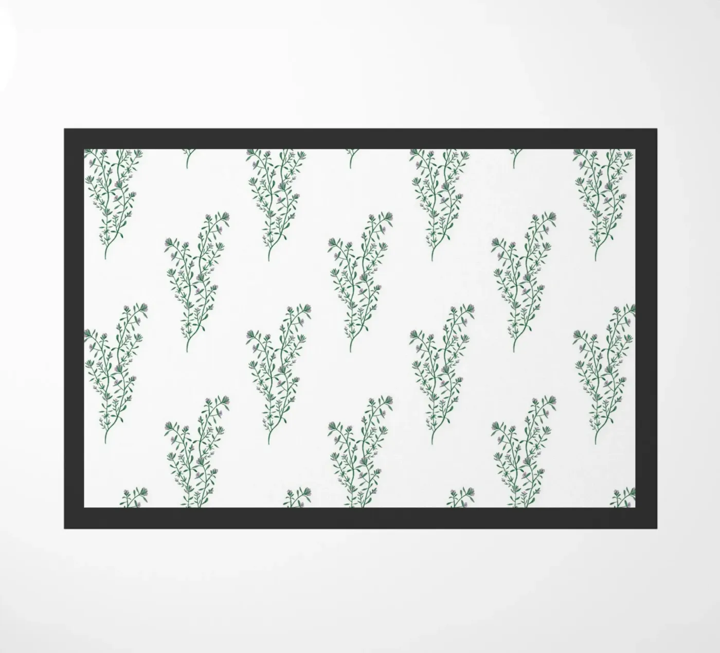 Thyme Pattern #2 Fußmatte von kathrinmay