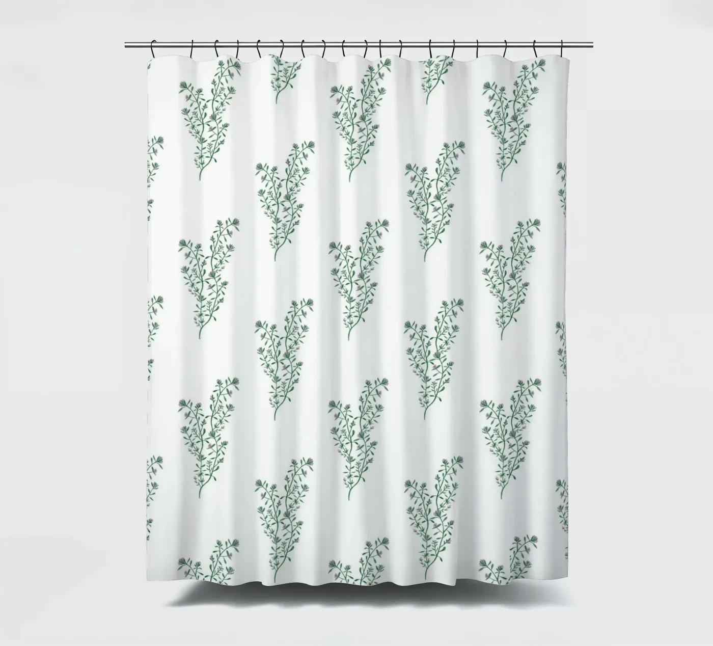 Thyme Pattern #2 Duschvorhang von kathrinmay