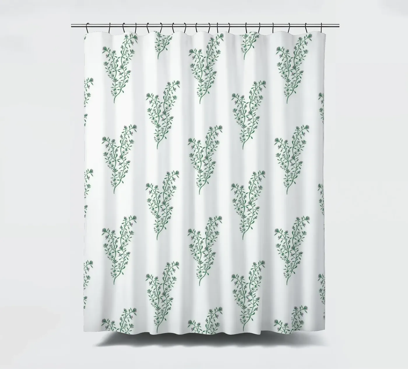 Thyme Pattern #2 Duschvorhang von kathrinmay