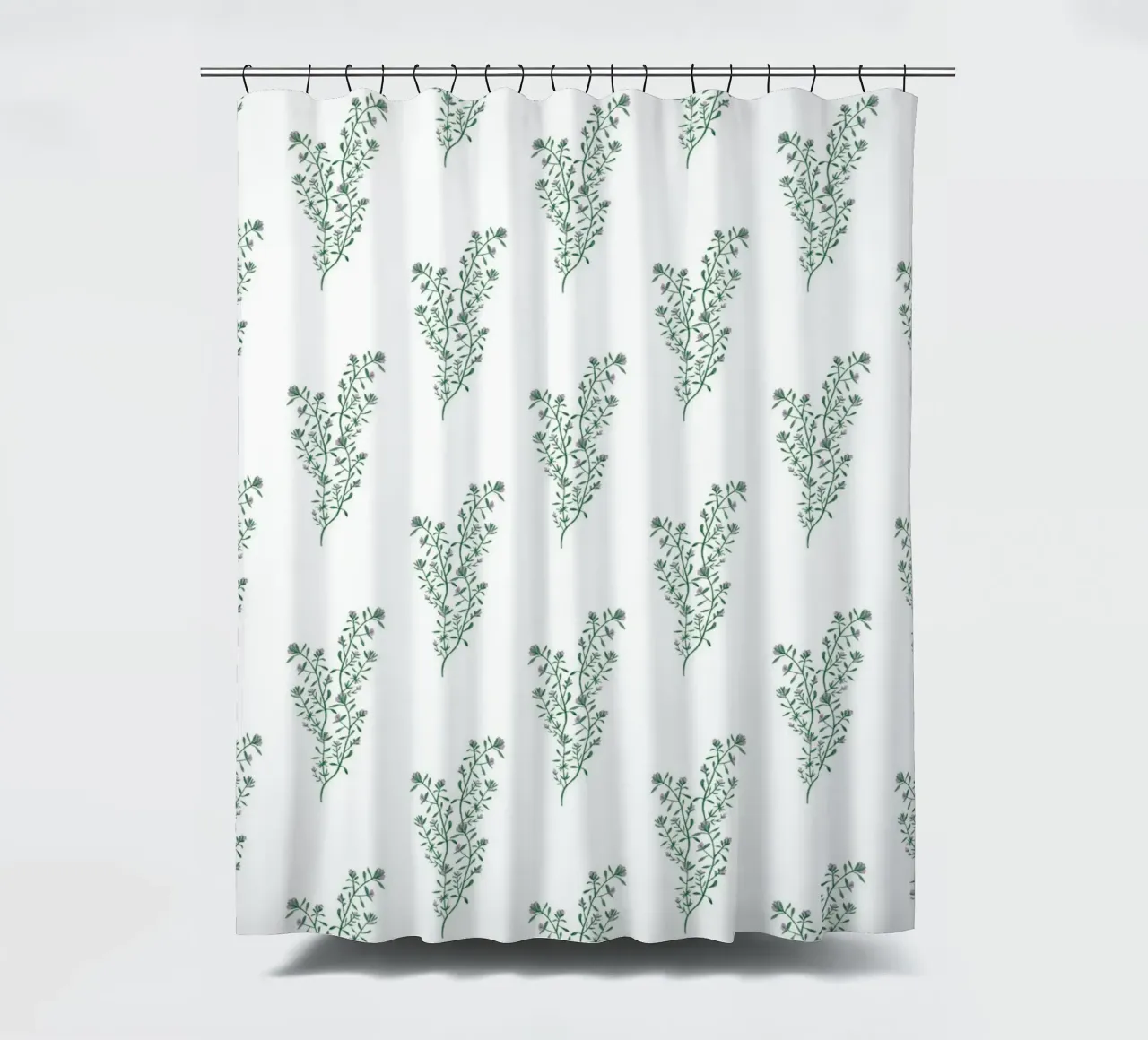 Thyme Pattern #2 tenda da doccia da kathrinmay