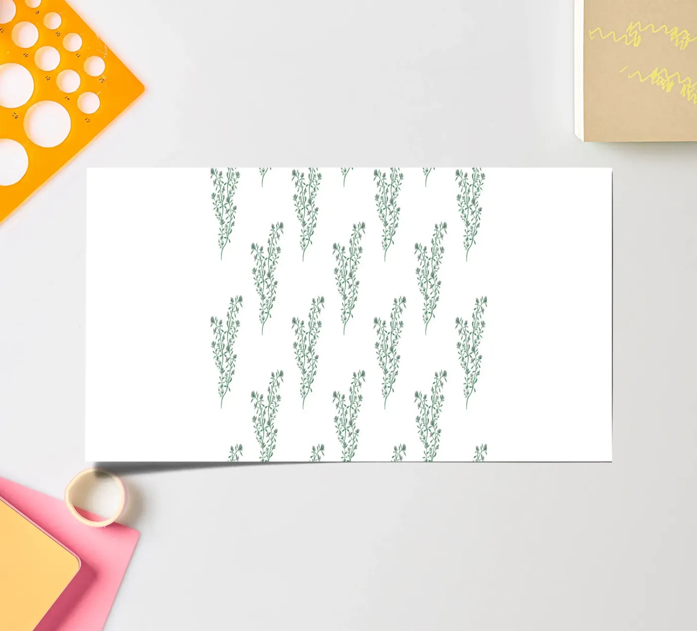 Thyme Pattern #2 stickervel van kathrinmay