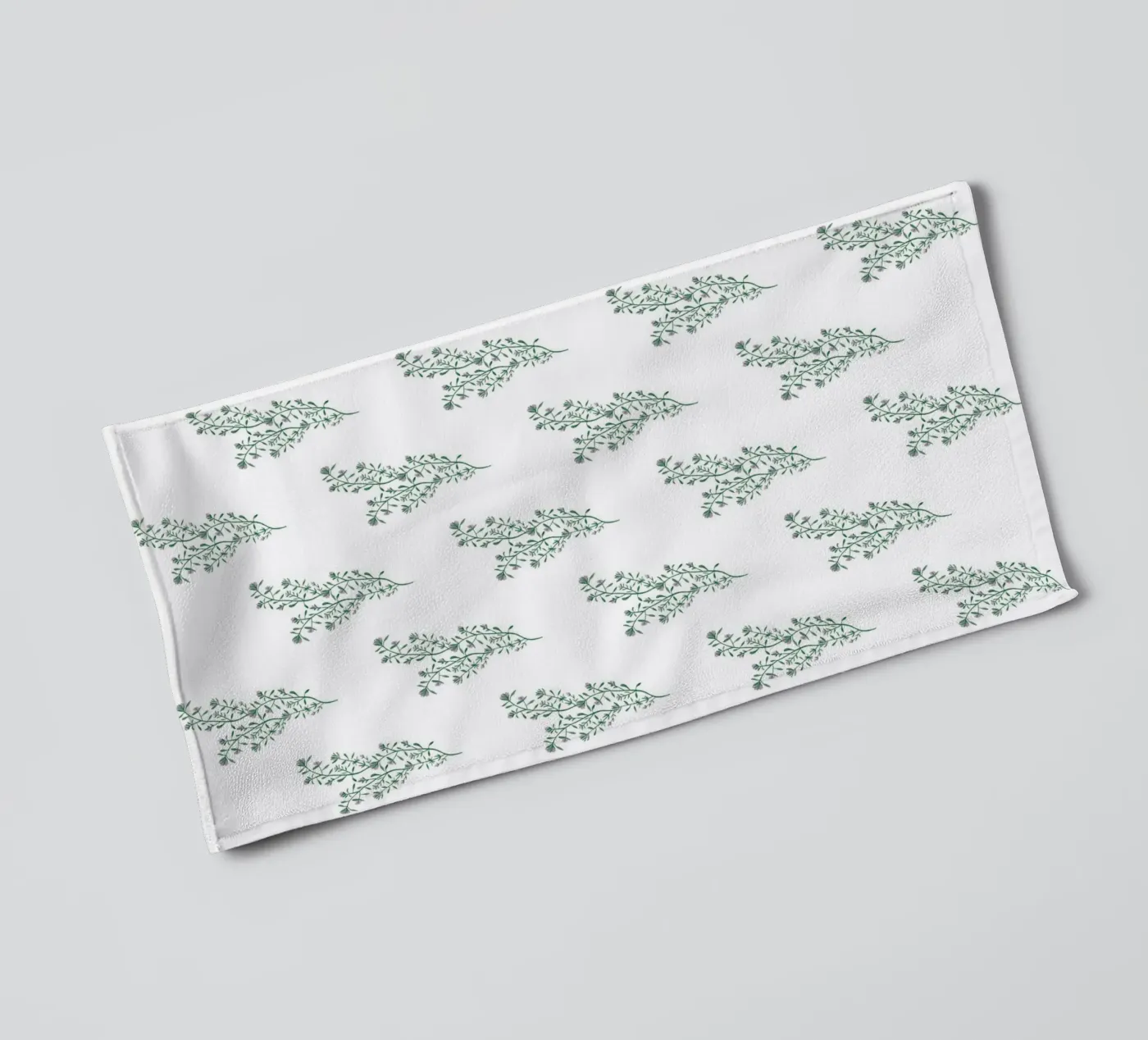 Thyme Pattern #2 towel by kathrinmay