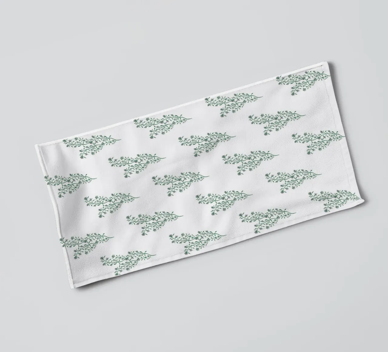 Thyme Pattern #2 asciugamano da bagno da kathrinmay