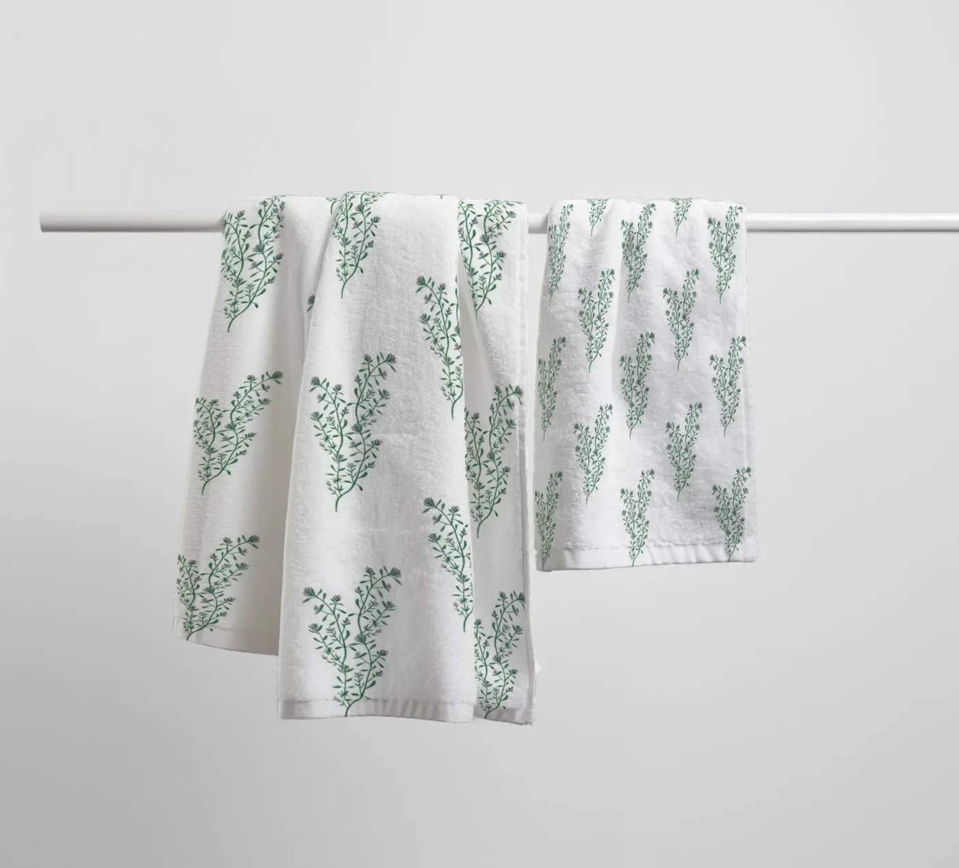 Thyme Pattern #2 towel by kathrinmay