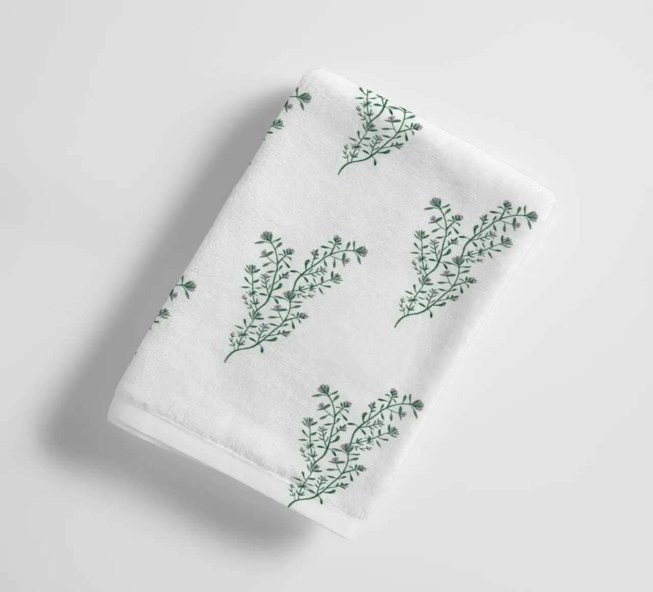 Thyme Pattern #2 asciugamano da bagno da kathrinmay
