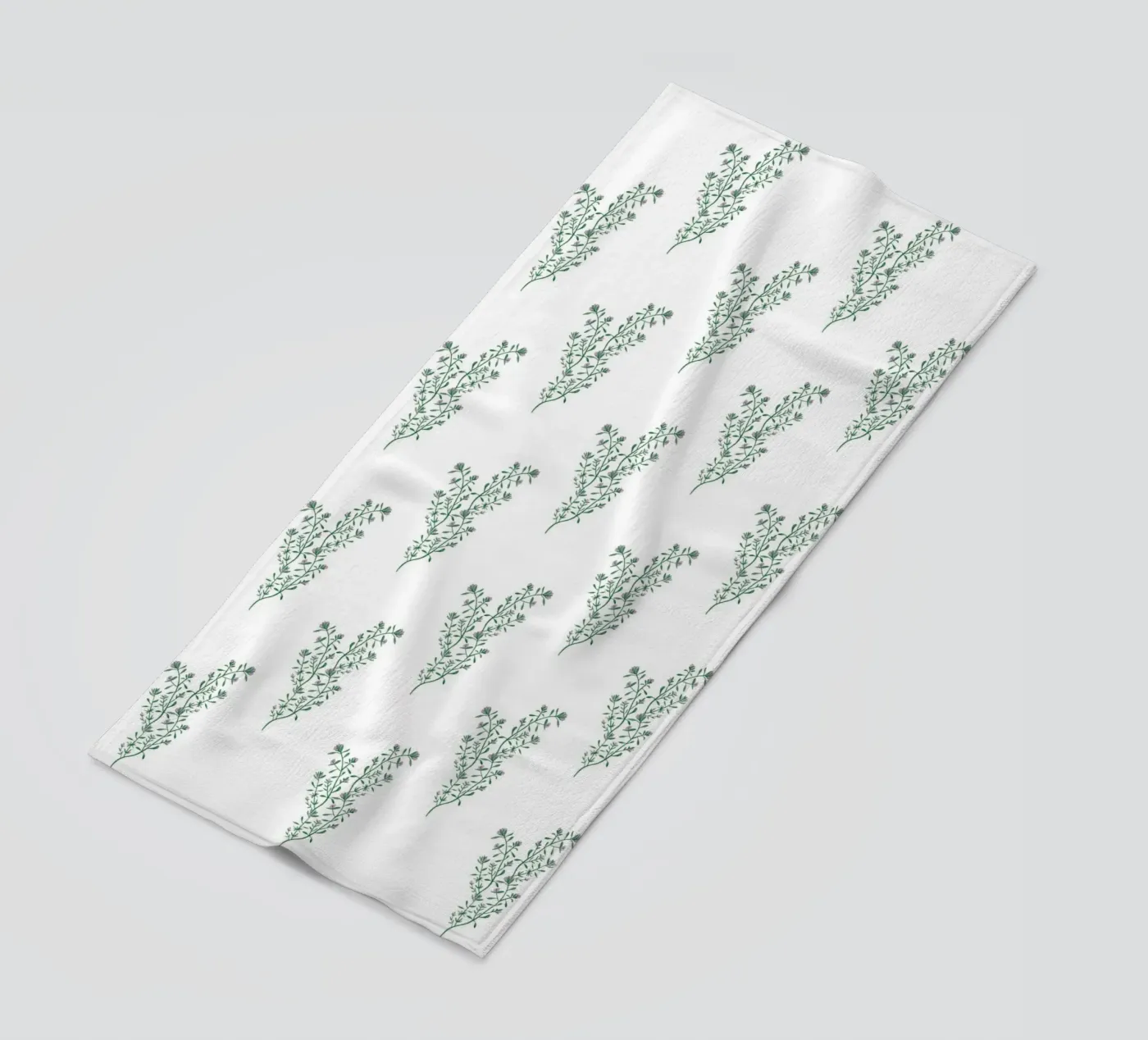 Thyme Pattern #2 strandhanddoek van kathrinmay