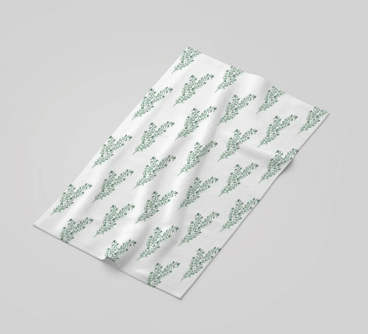 Thyme Pattern #2 serviette de plage de kathrinmay