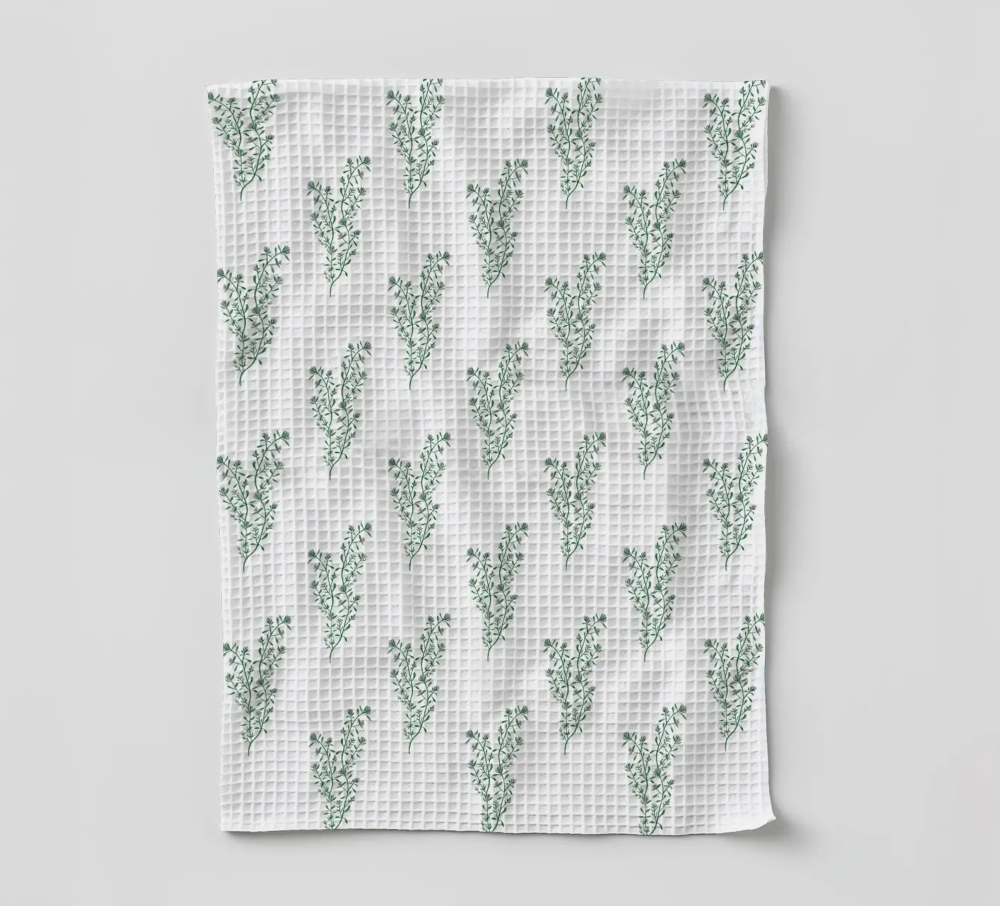Thyme Pattern #2 tea towel by kathrinmay