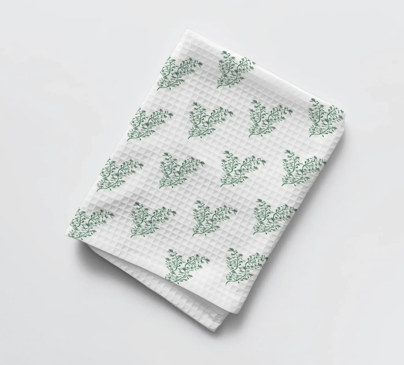 Thyme Pattern #2 tea towel by kathrinmay