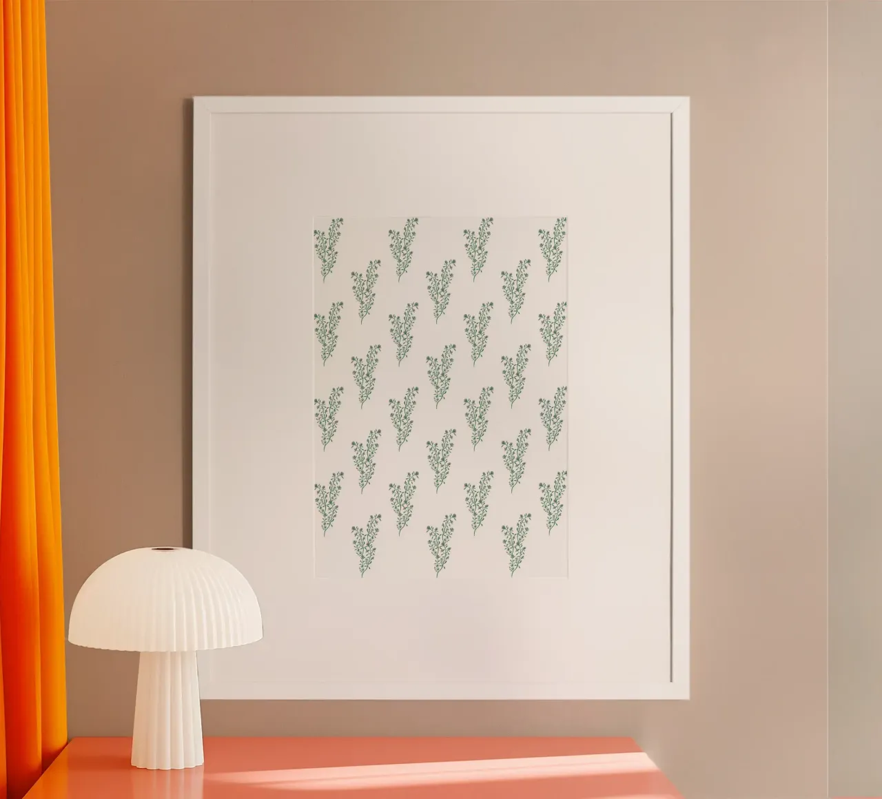 Thyme Pattern #2 poster da kathrinmay